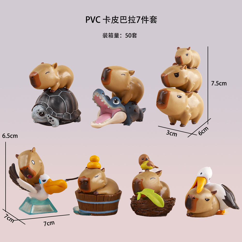 Juego de 7 piezas Kapiba de PVC