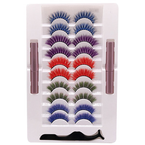 <strong>Lash</strong> with Colorful <strong>Lashes</strong> Purple Details Custom Mink Color <strong>Lashes</strong> Color Eyelashes - Product Image 5