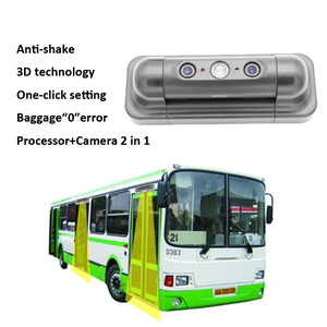 HPC168, nuevo lanzamiento, 2 cámaras, procesador, integración, contador de pasajeros, flujo de tráfico, Sensor automático de conteo de personas para autobús - Product Image 1