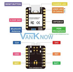 XIAO-nRF52840-Sense-Plus Entwicklungs platinen modul für Arduino Nano Arm Micro controller