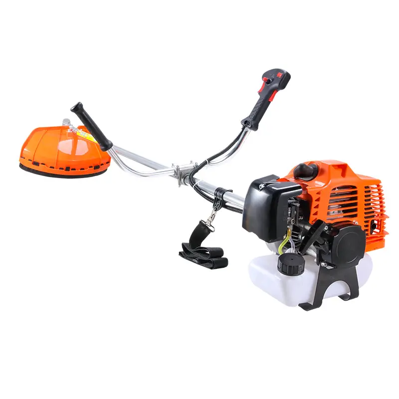 Máquina De Corte De Grama Industrial Pesada Cortador De Grama De Escova De Gasolina 52CC 43CC