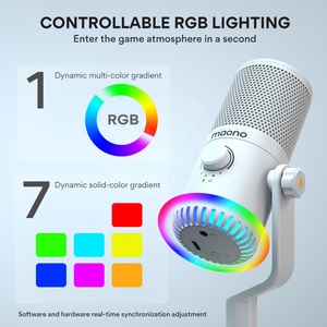 Maono Newest Condenser Gaming Microphone Support <strong>Programming</strong> for Professional Gamers Podcast Mic USB Type C Gaming Microphones - Product Image 2