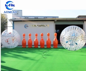 Крутая спортивная игра, надувная шпилька для боулинга, надувной шар для зорб для продажи - Product Image 2