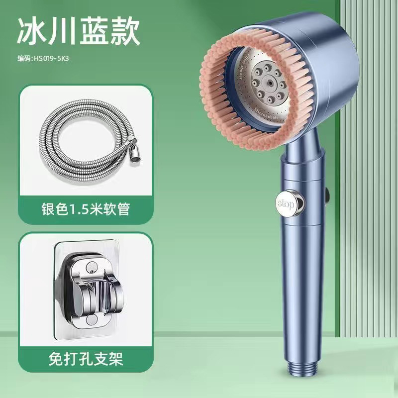 Azul glaciar (con cepillo) + Base + manguera