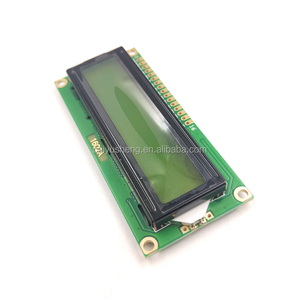 LCD1602 1602 1602a 16x2 5Vモジュールイエローグリーンスクリーンバックライト付きLCDモジュール - Product Image 5
