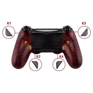 Kit de modificación personalizado eXtremeRate, botones de extensión trasera, Kit de reasignación para paletas de controlador PS4 con carcasa trasera de placa de reasignación - Product Image 1