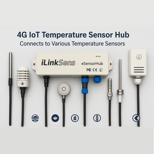 ILinkSens IoT remoto inalámbrico 4G Sensor de temperatura satelital Monitor transmisor Gateway actual 4-20mA 8 años IP67 MQTT/TCP - Product Image 4
