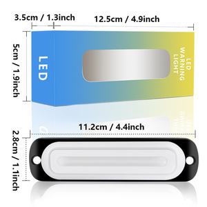 Araba ve kamyonlar için 10 LED Amber yanıp sönen ışık acil yanıp sönen ışık 12V-24V uyarı tehlikesi yanıp sönen ışık - Product Image 3