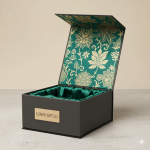 Tùy Chỉnh Có Thể Tái Chế Cuốn Sách Màu Đỏ Hình Hộp Giấy Gấp Bao Bì Cứng Nhắc Từ Hộp Quà Tặng Với Lụa - Product Image 5