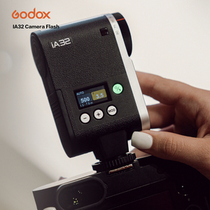 GODOX แฟลชกล้อง IA32มินิแฟลช Speedlite ปรับได้แฟลช GN15พร้อมการควบคุมแสง S1/S2ที่ใช้ได้กับฟูจิโซนี่แคนนอนโอลิมปิก - Product Image 4