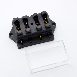 高级4路汽车叶片保险丝座盒12V 24v船用房车卡车配电块，带IP65防水 - Product Image 5
