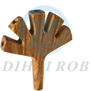 Handgefertigter Hölzerner Trident Cone-Halter für 5/3/2 Pre-Rolls, Individuelle Doppelrohr-Verpackung aus Holz für Supernatural Cones - Product Image 2