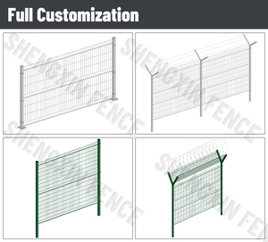 Pvc rivestito euro maglia giardino cancello recinzione/verde della maglia del pvc recinzione
