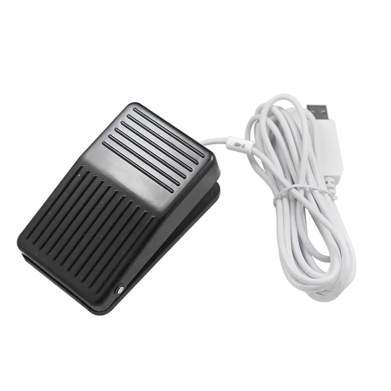 Elektrikli ayak kontrol anahtarı 10m USB güç kablosu pedalı düğmesi denetleyici sensörü programlanabilir anahtar değeri ekipmanları ayak anahtarı