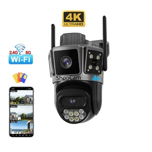 אוקאם 10mp עמיד למים 5 גרם/2.4g מצלמת wifi ptz תנועה זיהוי ai לדחוף שני דרך אינטרקום אבטחה ביתי מצלמה ccctv 4g