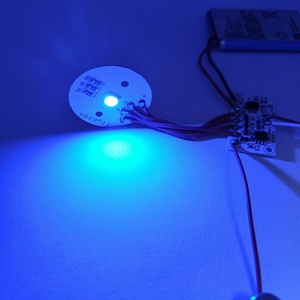 Control de sensor táctil, controlador de placa de circuito PCB LED con control remoto IR de 24 teclas para DIY, luces nocturnas 3D, lámpara de mesa de madera colorida RGB