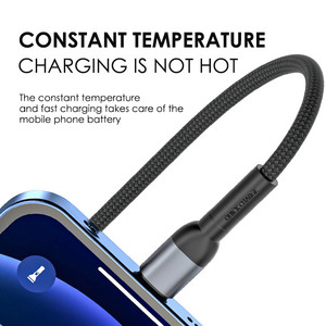 1m 2m C tipi C tipi 60w hızlı şarj kablosu siyah Usb C kablosu - Product Image 6