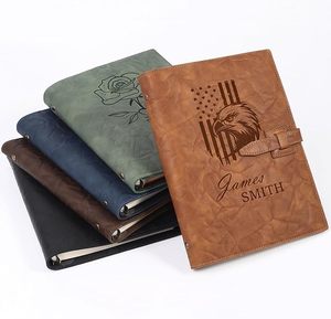 Diario forrado Cuaderno de cuero de tapa dura A5 Cuaderno universitario para escribir Viajes Ote TakingUSA Bandera americana