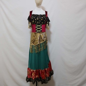 Halloween dân gian <span class=keywords><strong>Waltz</strong></span> Tango Dance Show Flamenco <span class=keywords><strong>GYPSY</strong></span> DRESS TRAD-014 - Product Image 6
