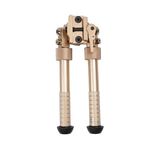 Outdoor V8 6-9 Tactical Adjustable <strong>Bipods</strong> CNC Quick Detach Lever for 20mm <strong>Mount</strong> 360 Degree Swivel for Hunting Scopes Accessories - Product Image 3