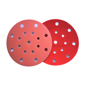 Lixa 125mm para polir ferramentas abrasivas gancho e laço lixa rebanho lixar disco