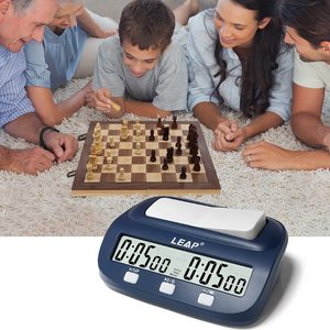 Timer digitale per il gioco da tavolo degli scacchi semplice da usare orologio da scacchi portatile colorato con conto alla rovescia automatico del conteggio dei bonus - Product Image 6