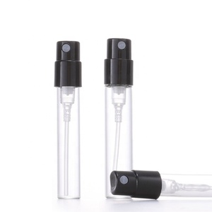 Custom clear Mini Atomizer 1ml 1.5ml 1.8ml 2ml <strong>2.5</strong> ml Transparent Empty Travel Sample Packing Glass <strong>Perfume</strong> Bottles Vial - Product Image 2
