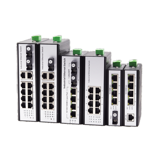 TP-Link Din-Rail産業用100MbpsイーサネットPOEスイッチ4 & 2ポートSC光ファイバーネットワークスイッチ65W POE機能付き