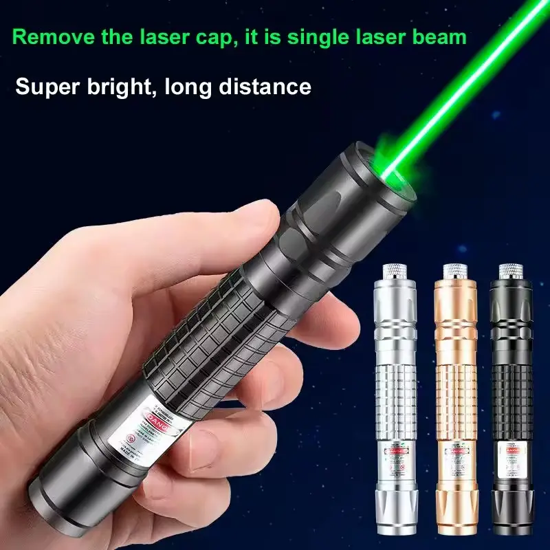 Puntatori Laser Laser ad alta potenza a lunga distanza con batteria 18650 verde ricaricabile luce Lazar