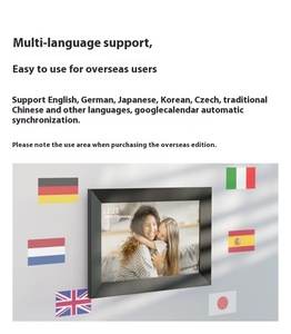 סינקגו Wifi לוח שנה דיגיטלי חכם (שחור) 10 אינץ '1280x מסך 800 מסגרת דיגיטלית יפה סינכרון - Product Image 5