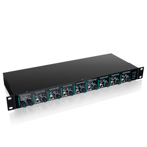 Amplificador de auriculares de estudio de grabación de escenario profesional de 8 canales, interruptor Mono/estéreo transfronterizo, divisor y convertidor de Audio