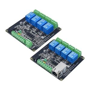 RJ45 485 RTU 4-way relay <strong>Modbus</strong> <strong>output</strong> 4-way switch <strong>input</strong> 4DI4DO Ethernet
