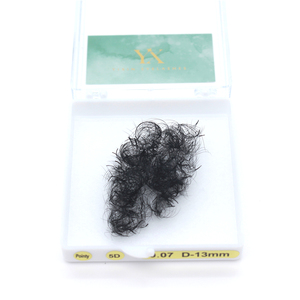 Stok Loose gevşek Promade hacmi Fan kirpik uzatma 20d rus Wispy 0.05 0.07 C D Pro Made Made 16d 10d uzun kök Promade - Product Image 2