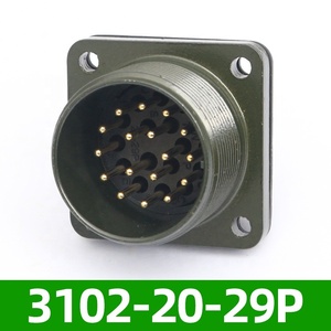 Không thấm nước amphenol mil ms3100 20-29 17pin ms5015 kết nối cho môi trường khắc nghiệt - Product Image 6