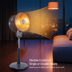 APG New <strong>Type</strong> Factory Direct Sales Cheap Price High Quality Portable Sun <strong>Heater</strong> with Two Heads for Room - Product Image 4