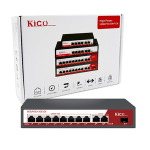 Kico <strong>16</strong> POE + 2 Uplink + 1 SFP 1000Mbps <strong>Ethernet</strong> RJ45 POE Switch Compact Size 10G Capacity for Large Video Surveillance AP Link - Product Image 6
