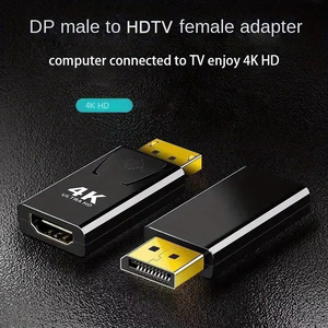 DPからHDへの男性から女性へのケーブルコンバータ最大4K 60Hzラップトップコンピュータ用HDTVプロジェクター用アダプター - Product Image 6