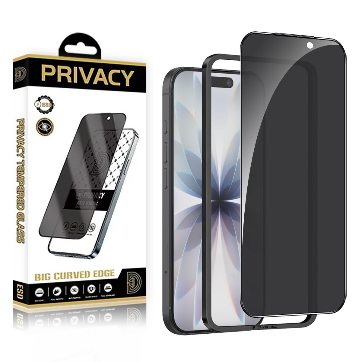 1 Paquet Verre Privacy+ESD
