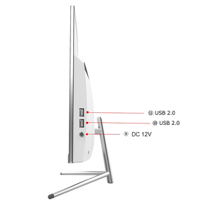 21.5インチ23.8インチ1920*1080 HD i3 i5 i7 AIOモノブロックデスクトップコンピューター、WifiワイドスクリーンオールインワンPC - Product Image 6