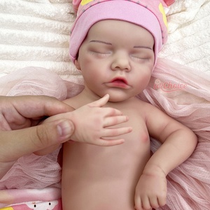 Siêu mềm nguyên Mẫu 17 ''sơn mềm đầy đủ Silicone tái sinh bé búp bê trẻ sơ sinh cô gái Toddler cho bé Đồ chơi tái sinh thu gom - Product Image 3