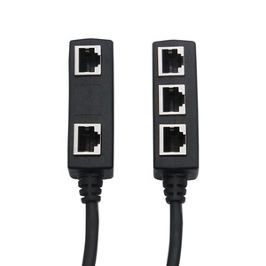 3 in 1 RJ45-Splitter LAN-Ethernet-Netzwerk RJ45-Anschluss Extender-Adapter kabel für Netzwerk erweiterung 1 Stecker auf Buchse - Product Image 3