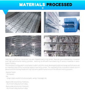 ศูนย์เครื่องมือเอียงแนวนอนแบบ5แกนความแม่นยำในการบินและอวกาศ3014 - Product Image 6