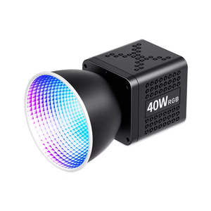 P40 RGB COB LED Video Studio Light 2500-6500K con 12 luces de efecto de iluminación especial para Vlog Entrevista Grabación de video - Product Image 1