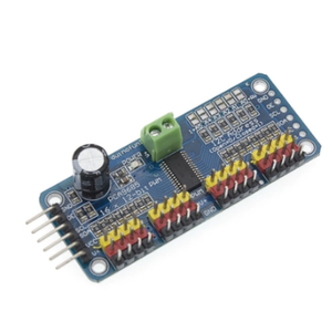 16 yollu PWM Servo servo sürücü panosu robot denetleyici IIC arayüzü sürücü modülü PCA9685