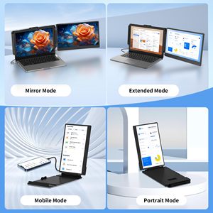 Monitores LCD personalizados de 15,6 pulgadas Plug Play, estilo de escritorio, interfaz HD tipo C, monitor portátil para uso en portátiles y negocios - Product Image 4