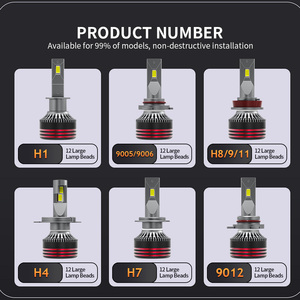 Oprah M8 Proled ไฟหน้า H7 Led H11 H4 Hi/Lo หลอดไฟ LED Hb1 Hb3 Hb4 Hb5 Hir2 9005 9006 ไฟหน้ารถหลอดไฟ 3570 ไฟหน้า M8 กล่อง - Product Image 5