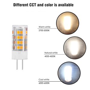 AC110V AC220V調光可能G4 LED電球SMD2835 33LED 3W 51LED 3.5W従来のハロゲンランプキャビネットライトG4 LED - Product Image 4