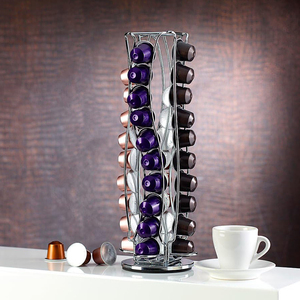 Tốt nhất xoay cà phê nồi viên nang chủ lưu trữ Đường Hộp Thanh xi-rô Spinner tổ chức keurig cup hiển thị Cà phê Pod giá - Product Image 5