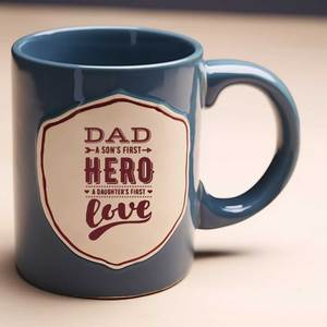 Best Dad Ever Ceramic Coffee Mug for Father's Day Tea <strong>Cup</strong> Personalized with Custom Text for Giveaways - Product Image 3