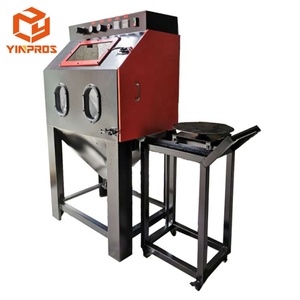 Yarı otomatik metal yüksek basınçlı kum püskürtme makinesi kumlama makinesi temizlik için metal boya tozu kaplama - Product Image 1